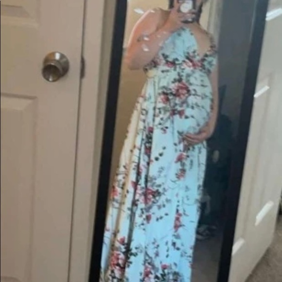 “Ayla” Floral Maxi Dress - Picture 15 of 16